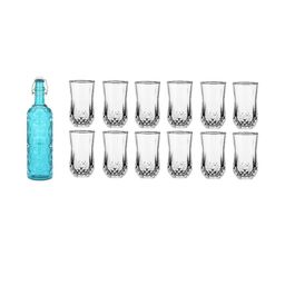 SOMIL Blue Glass Airtight Can Bottle-image-48