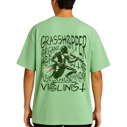 Metronaut Men Typography Printed Oversized Pure Cotton T-shirt-image-97