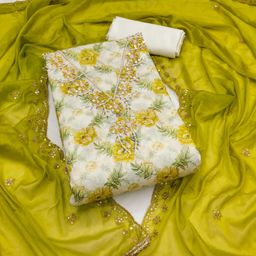KALINI Unstitched Dress Material-image-59