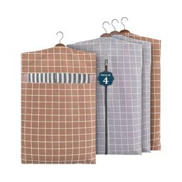 Aura Grey Set of 4 Regular Multi-Utility Organisers-3