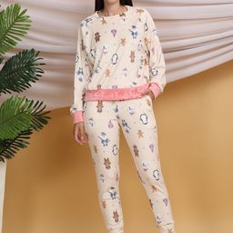 Sweet Dreams Women Graphic Printed Night suit-image-51