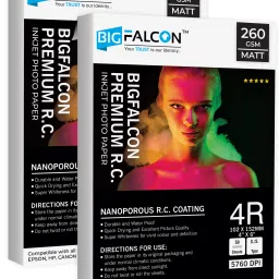 Premium 260 GSM 4R Size (4X6 inch) 100 Sheet Matt (Luster) RC Resin Coated Waterproof Inkjet Photo Paper for all Inkjet Printer 4R (102x152mm) 260 gsm Photo Paper-image-41