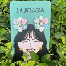 La Belleza Contemporary Studs Earrings-image-38