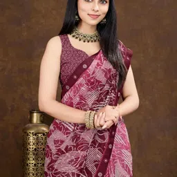 KALINI Abstract Embroidered Pure Georgette Saree-picture-15