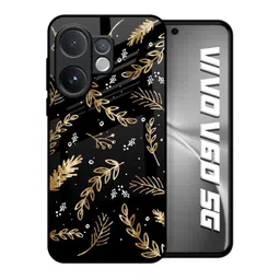 QRIOH Floral Printed Vivo V60 5G Back Case Mobile Accessories-picture-1