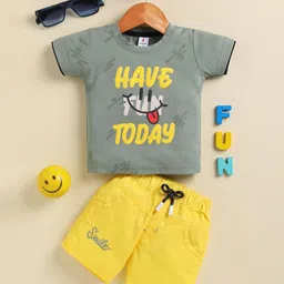 TODOS Boys Printed T-shirt with Shorts-25
