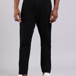 HangerLoop Men Pure Cotton Tapered Fit Mid-Rise Jeans-image-41