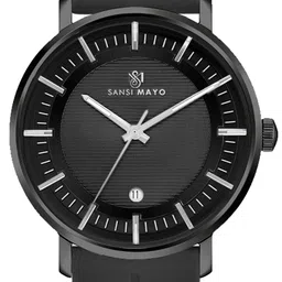 SANSIMAYO Men Dial & Straps Analogue Watch SM-WM-173-BLACK image 4