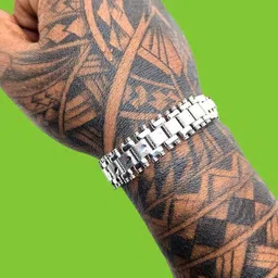 Dynamic Retail Global Men Silver-Plated Bracelet-picture-57