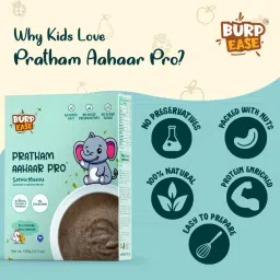 burpease Pratham Aahaar Fullfilled With Multigrains and Nuts No Added Sugar Baby Food Cereal image 4