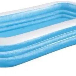 Large (IND*62) Rectangular Pool Family Children's Swimming Pool With Free Pump Inflatable Swimming Pool-7