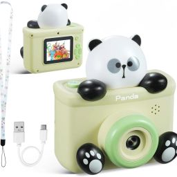 arthasya Panda Kids Camera with Tripod, Selfie Digital Camera for Kids Kids camera Instant Camera-3