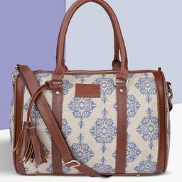 the clownfish White Women Hand-held Bag Lorna Printed Handicraft Handbag Ladies Shoulder Bag For Women College Girls-picture-28