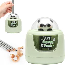 Electric Pencil Sharpener Cute Portable Panda Design for Students Single Pencil Sharpeners-picture-16