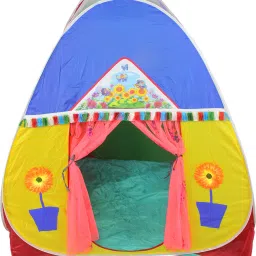 FOLDABLE FLEXIBLE POP UP MULTICOLOUR KIDS PLAY INDOOR OUTDOOR TENT HOUSE-0