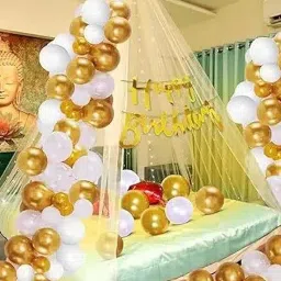 Solid Anniversary Golden Foil Balloons with Black, White Balloons for husband,wife Balloon-36