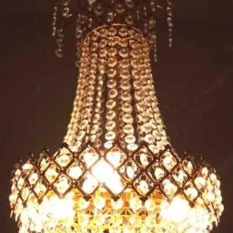 chandelier crystal gold polish metal 300mm hanging pandent jhumar chandeliers Chandelier Ceiling Lamp-image-34