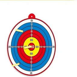 pinkparifashion Dart Board,Target Toy for Kids Wall Hanging Dartboard Game ,Toilet Darts Game Soft Tip Dart image 2