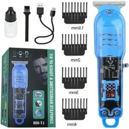 Trendy styler Proffesional Hair Clipper, Electric Shaver for Beard, Hair, Mustache N11 Body Groomer 120 min Runtime 4 Length Settings-image-94