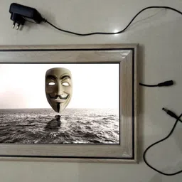 , FACE MASK 01 , 15.5 inch LED PHOTO FRAME-image-29