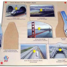 Magnetic Kingsize ID - 7 Wonders of the Modern World-15