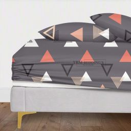 210 TC Cotton King Printed Fitted (Elastic) Bedsheet-image-39