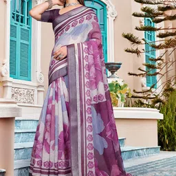 Kalista Floral Zari Pure Cotton Saree-56