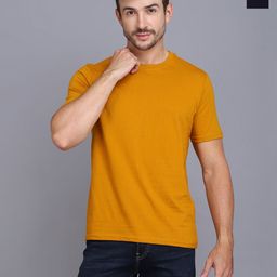WOOSTRO Men Pack Of 2 Solid Round Neck Cotton Slim Fit T-shirts-image-91