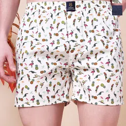 URBAN SCOTTISH Men Pack Of 3 Printed Pure Cotton Boxers USBX2486-S-image-82