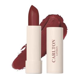 Carlton London Glitterati Matte Lipstick with Vitamin E - Chai Latte CM04-image-4