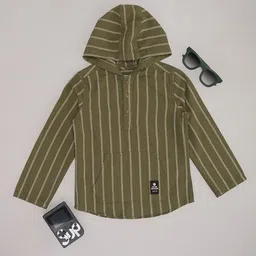 Pantaloons Junior Boys Striped Casual Shirt-picture-15