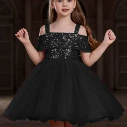 Texaso Premium Girls Polyester Dresses-picture-32
