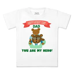 Arvesa Kids Typography Printed Applique T-shirt-picture-45