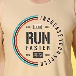 WOOSTRO 2-Pcs Printed Combed Cotton Innerwear Vests VWS26(RUN RUST)(RUN LGTGREEN) image 5
