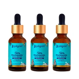 Pilgrim 3Pcs 10% Niacinamide Face Serum with Zinc PCA & White Lotus - 30ml each-15