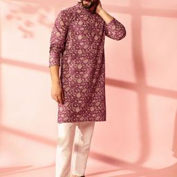 Anouk Men Floral Printed Kurta-picture-44