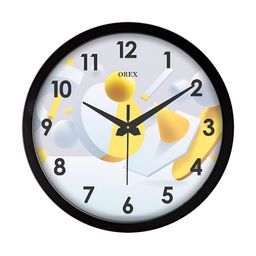 Orex Blue & Black Printed Traditional Wall Clock-image-26