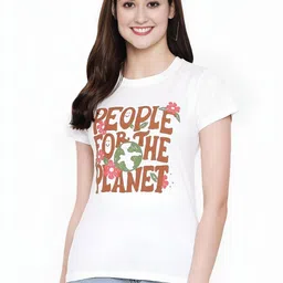 Mast & Harbour Typography Printed Round Neck Cotton T-shirt-picture-12