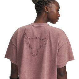 UNDER ARMOUR Women Project Rock Statement Relaxed Fit Short Sleeve T-Shirt-picture-43