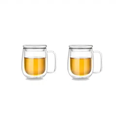 Baskety Transparent Solid Glass Glossy Cups Set of Cups and Mugs-16