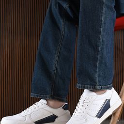Roadster Men Colourblocked PU Sneakers-picture-37