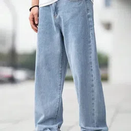COMFITS Men Classic Relaxed Fit Mid-Rise Stretchable Jeans-picture-17