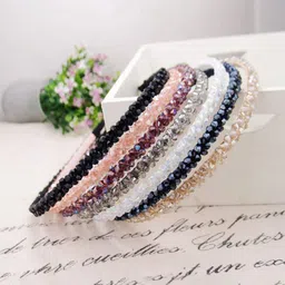 DN ENTERPRISES Women Set of 4 Beaded Hairband-image-78