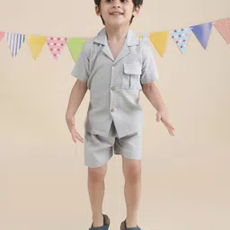 Polka Tots Boys Shirt with Shorts-image-71