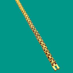 Dynamic Retail Global Men Gold Toned Stainless Steel Link Bracelet-image-80