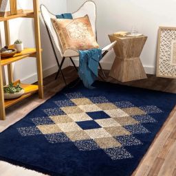Blue Chenille Carpet-13