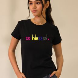 Moda Rapido Women Typography Printed Round Neck Cotton T-shirt-picture-30