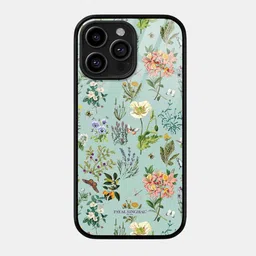 macmerise Floral Printed iPhone 16 Pro Max Bumper Case Mobile Accessories-17