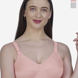 SHYAM SONS FLAIR Women Pack of 2 Full Coverage Non-Wired Non Padded Minimizer Bra-16