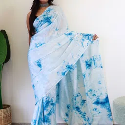 Anouk Rustic Tie and Dye Poly Chiffon Saree-image-65